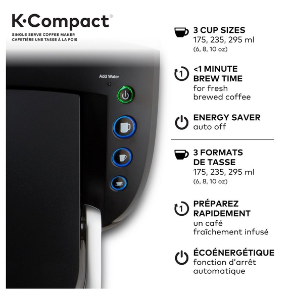 Keurig K•Compact Single Serve Coffee Maker - Picture 2 of 5